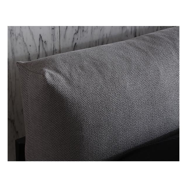 Nordic Ash Solid Wood Frame with Fabric Bed Furniture for Bedroom
