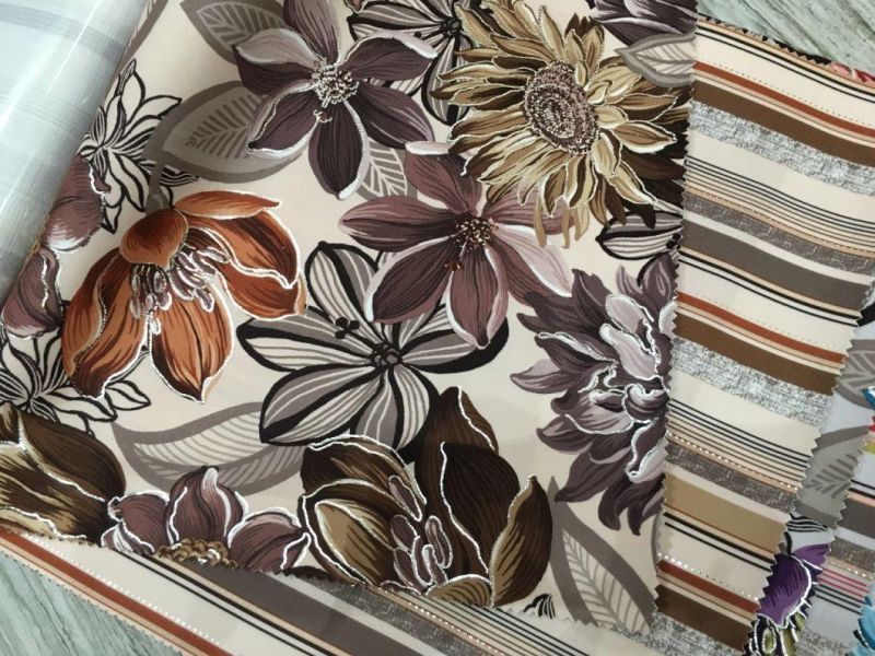 100%Polyester Printing Velvet/Printed Velvet Sofa Fabric