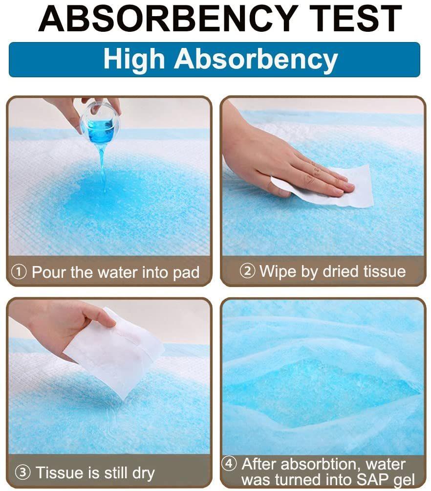 Nonwoven Disposable Massage Bedsheets Absorbent Bed Pads Disposable Wood Fluff Pulp
