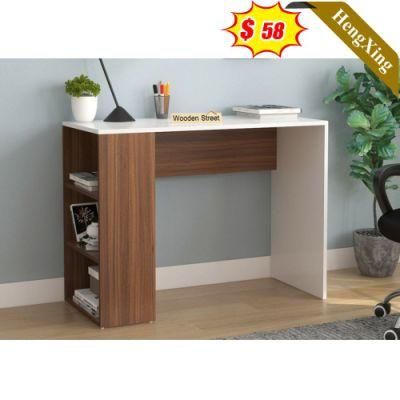 L Shaped Computer Desk MDF Modern Office Furniture Wooden Book Shelf Cabinets Executive Office Table
