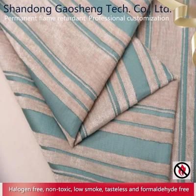 100% Polyester Flame Retardant Elegant Sofa Jacquard Fabrics for The Living Room