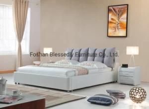 Leather Bed Fabric Bed Soft Bag King Bed Home Furniture Sofa Bed Bedroom Bed