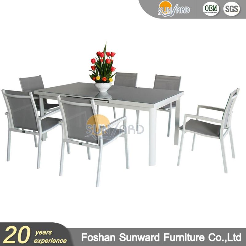 Aluminum Dining Set Garden Furniture Balcony Dining Room Furniture Sets Patio Outdoor Furniture