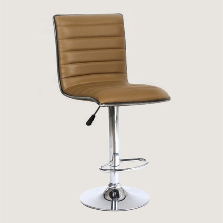 Salon Counter High Bar Chair modern Cafe Bar Stool with Lift Swivel Barber Bar Stool for Dining