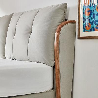 Quanu 105209 New Arrivals Fabric Upholstered Bed Leathaire Gas Lift Storage Bed