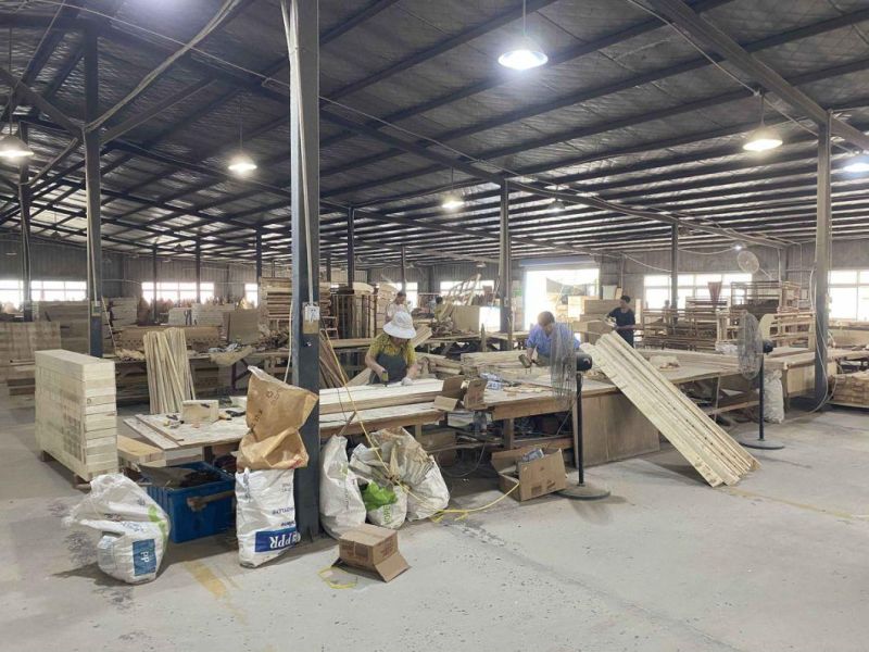 Huayang Fabric Design Wooden Bedroom Furniture Bed Fabric Bed