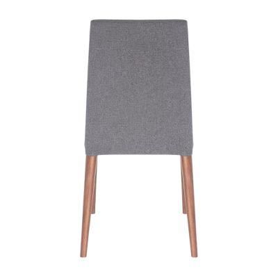 Factory Whloesale Wooden Fabric Dining Chair