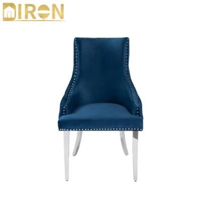 Hotel Home Restaurant Kitchen Furniture Upholstered Colorful Velvet Dining Chair