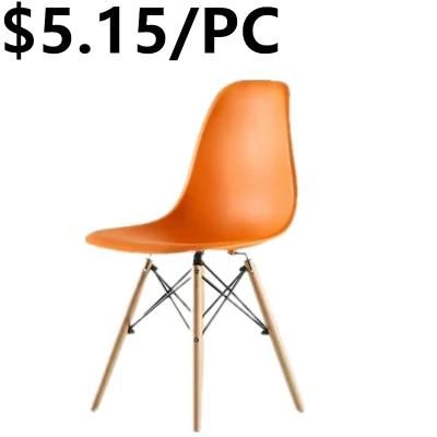 Easy Plastic Furniture Hollow-out Recreational Waiting for Emas Dining Chair