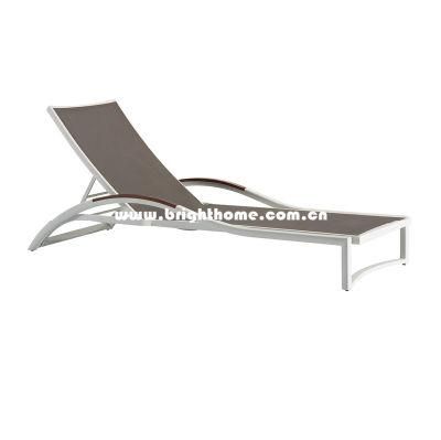 Simple Design Low Price Outdoor Textilene Sun Lounger