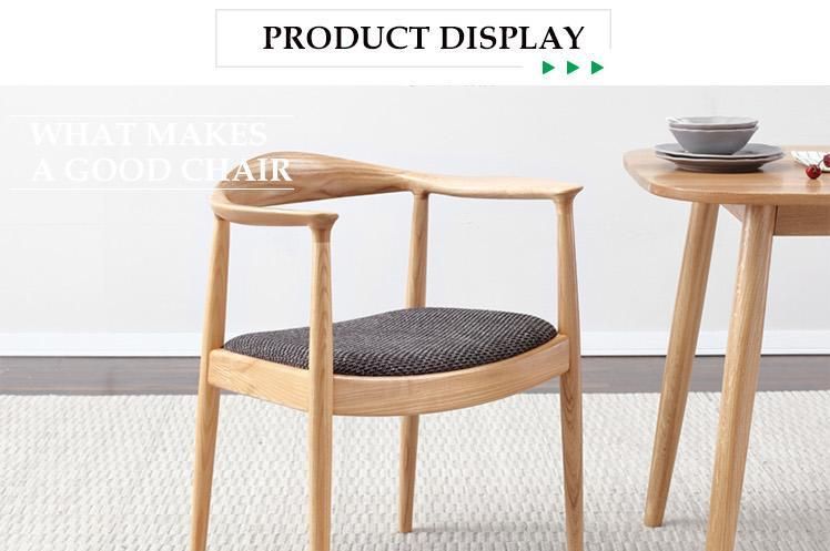Furniture Modern Furniture Chair Home Furniture Wood Furniture Modern Black Leather Upholstered Wooden Material Hotel Home Furniture Dining Room Chair Armchair