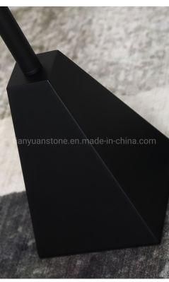 Restaurant Furniture Black Marble Stone Dining Coffee Table