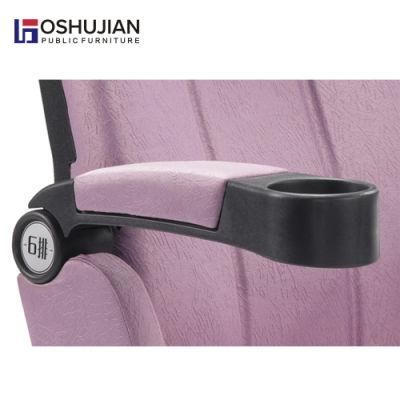 Oshujian Auditorium Furniture Movie Cinema Folding Fabric Plastic Chair