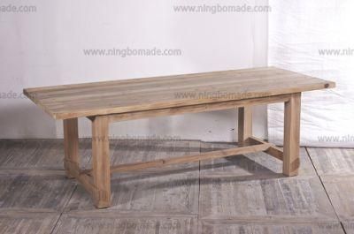 Nordic MID Century Furniture Grey Reclaimed Fir Wood Dining Table