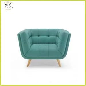 Modern Concise Leisure Chair Upholstered Armchair Fabric Sofa Chair