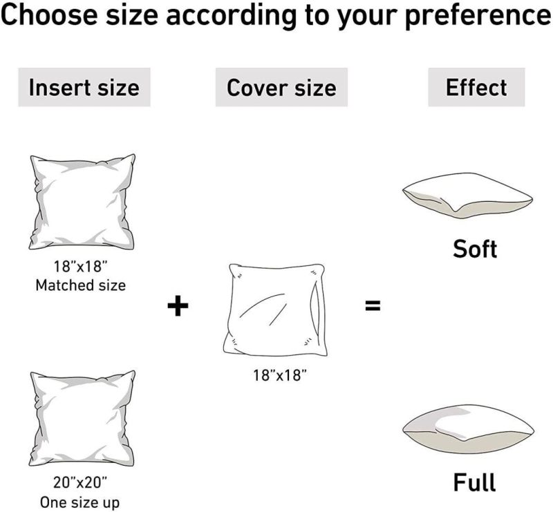 Cheapest Factory Supply Microfiber Fabric Hollow Gel Fiber Filled 18"X18" Sofa Seat Cushion