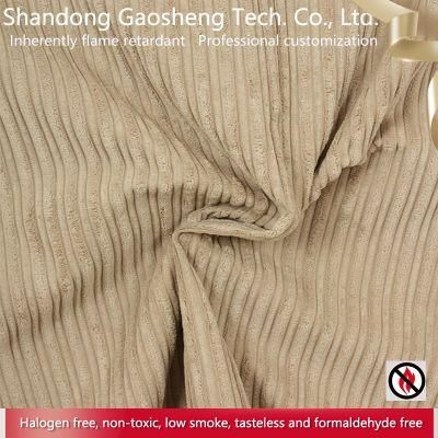 Polyester Geometric Custom Flame Retardant Woven Jacquard Sofa Fabric